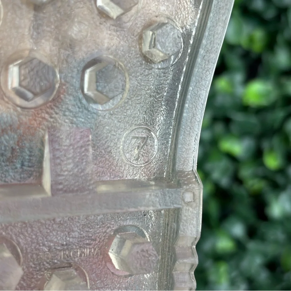 GAP CLEAR JELLY SANDALS CLASSIC FISHERMAN STYLE SIZE 7 TODDLER